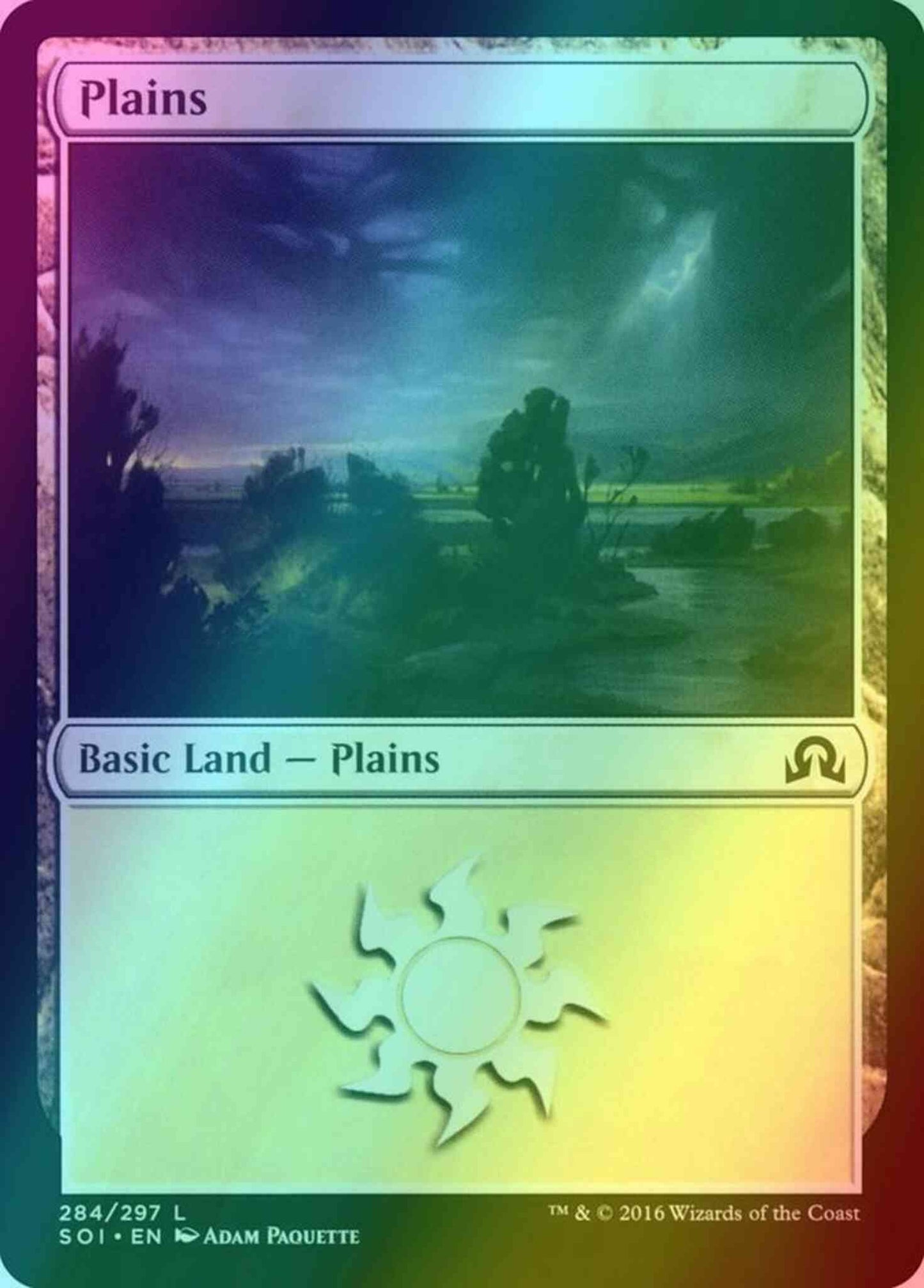 Plains [284] [Shadows over Innistrad] [Foil]