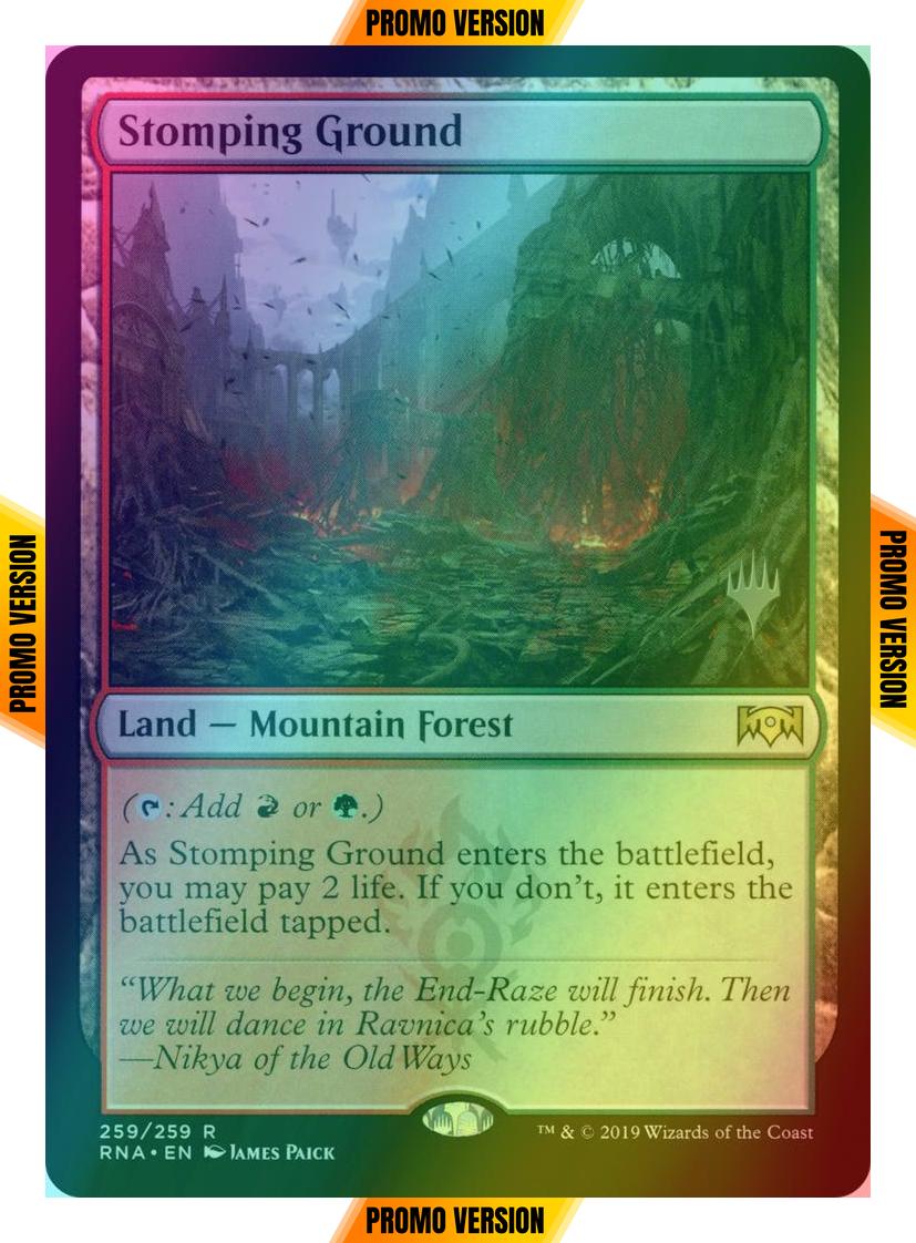 Stomping Ground [259p] [Promo Pack] [Ravnica Allegiance Promos] [Foil]