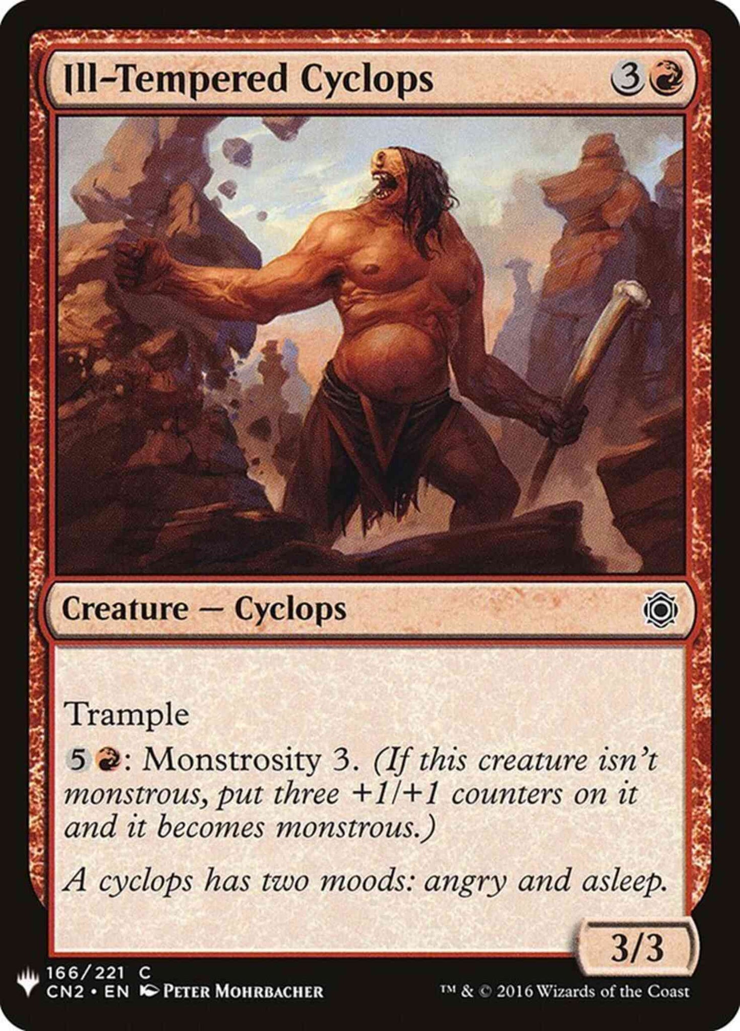 Ill-Tempered Cyclops [CN2-166] [The List] [Non-Foil]