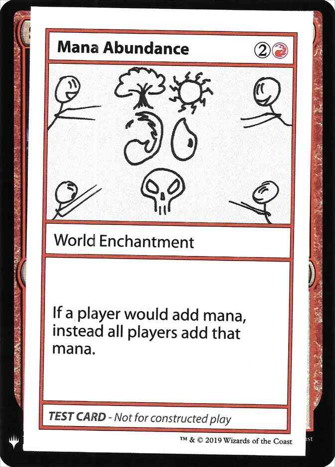 Mana Abundance - Symbol [58] [Mystery Booster Playtest Cards 2019] [Non-Foil]