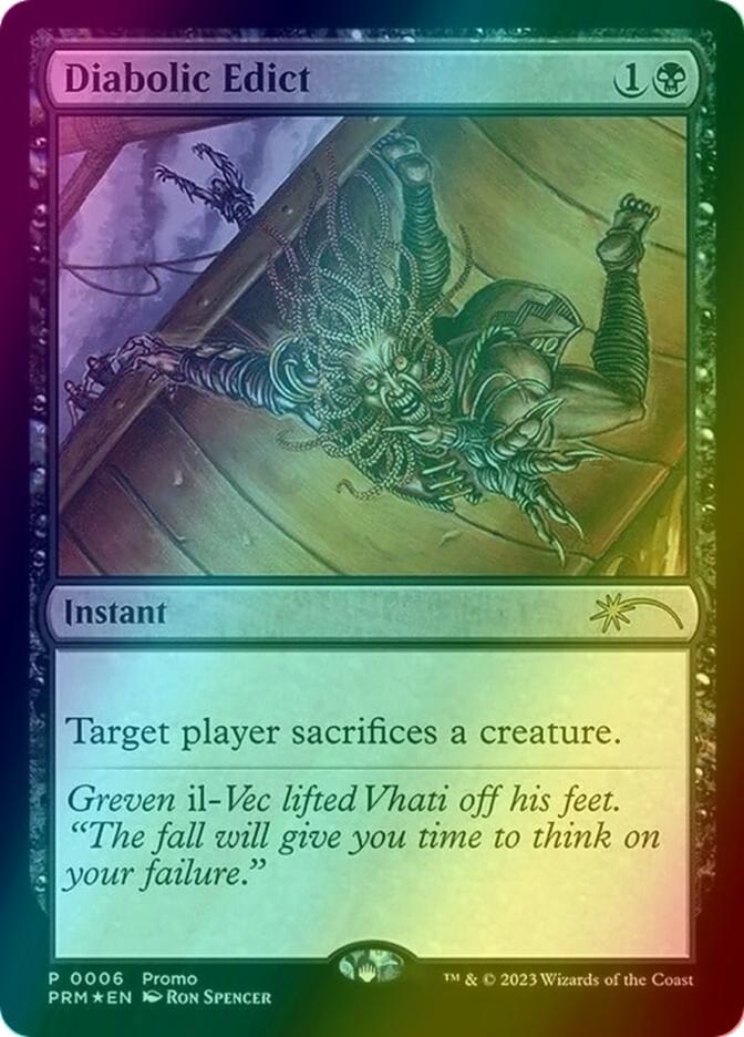 Diabolic Edict [2024-5] [PRM-0006] [Media and Collaboration Promos] [Foil]