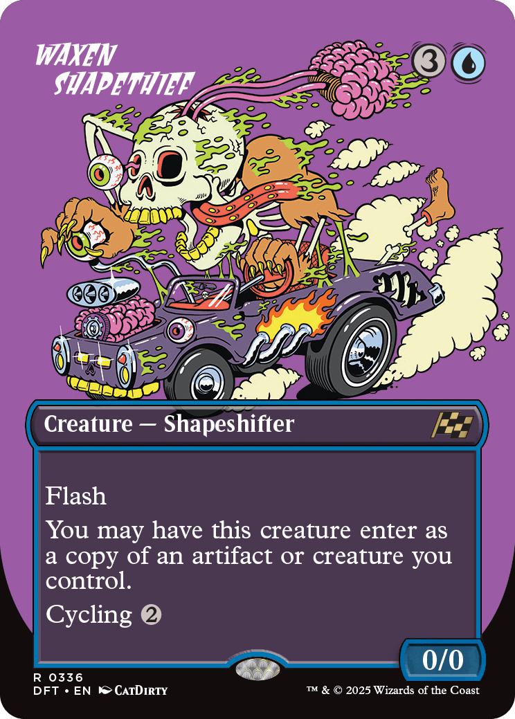 Waxen Shapethief [336] [Borderless] [Rude Rider] [Aetherdrift] [Non-Foil]