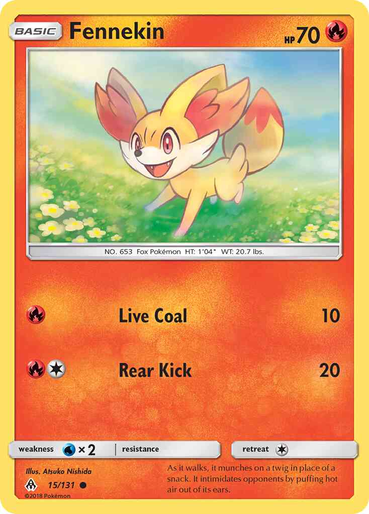Fennekin - 15/131 - Common [sm6-15] [Non-Holo]