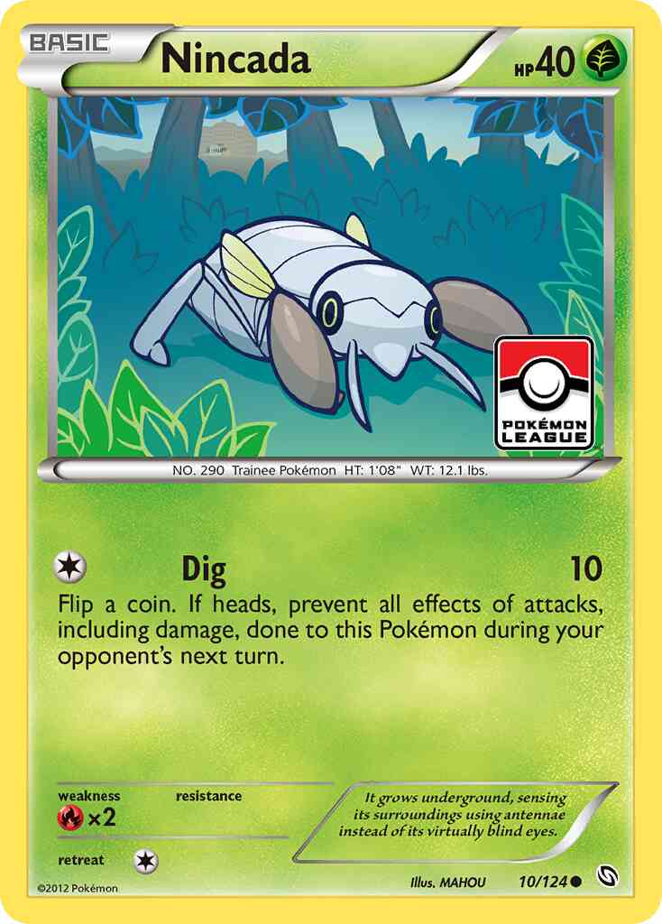 Nincada - 10/124 - Common [bw6-10] [Non-Holo]