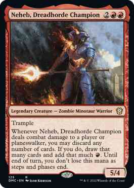 Neheb, Dreadhorde Champion [125] [Dominaria United: Commander] [Non-Foil]