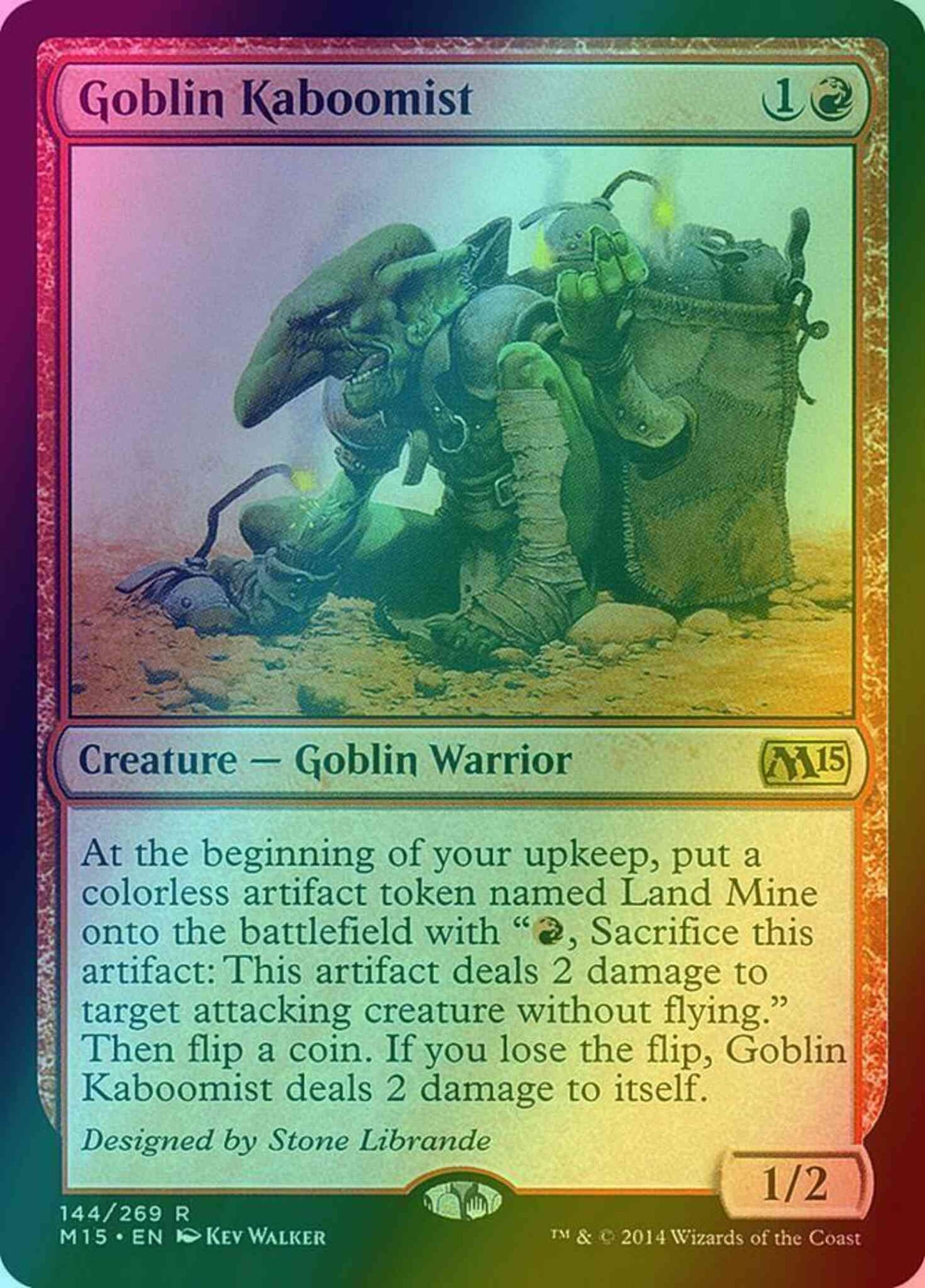 Goblin Kaboomist [144] [Magic 2015] [Foil]