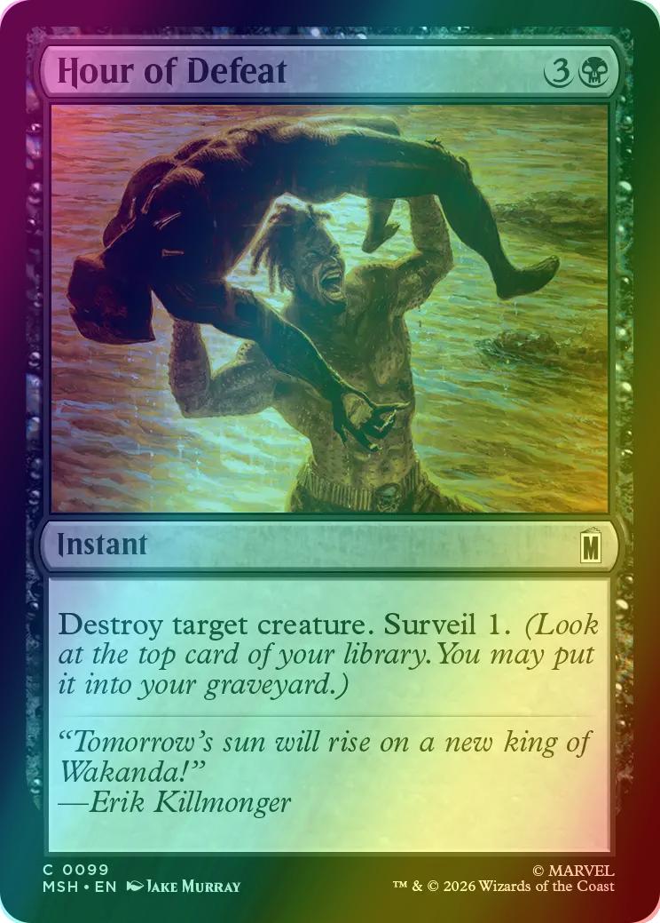 Hour of Defeat [99] [Marvel Super Heroes] [Foil]