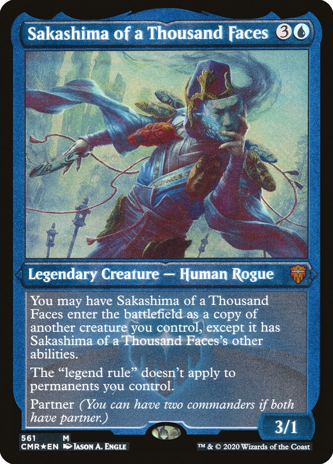 Sakashima of a Thousand Faces [561] [Commander Legends] [Etched Foil]