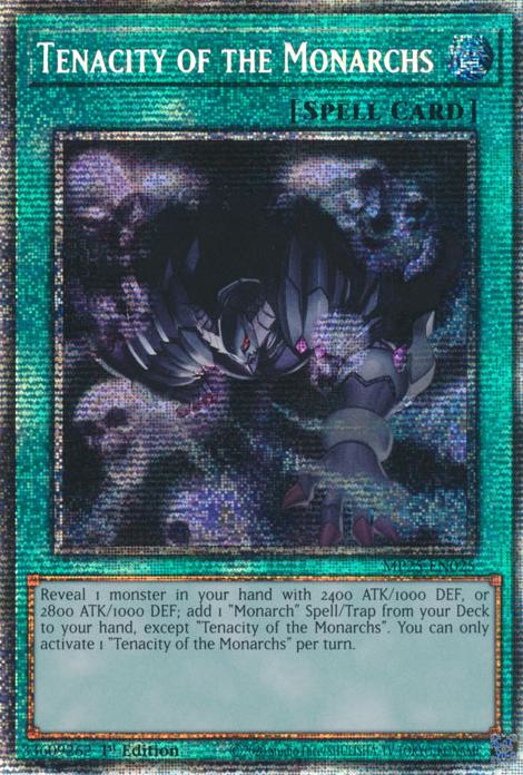 Tenacity of the Monarchs - MP25-EN025 - Starlight Rare - 1st Edition
