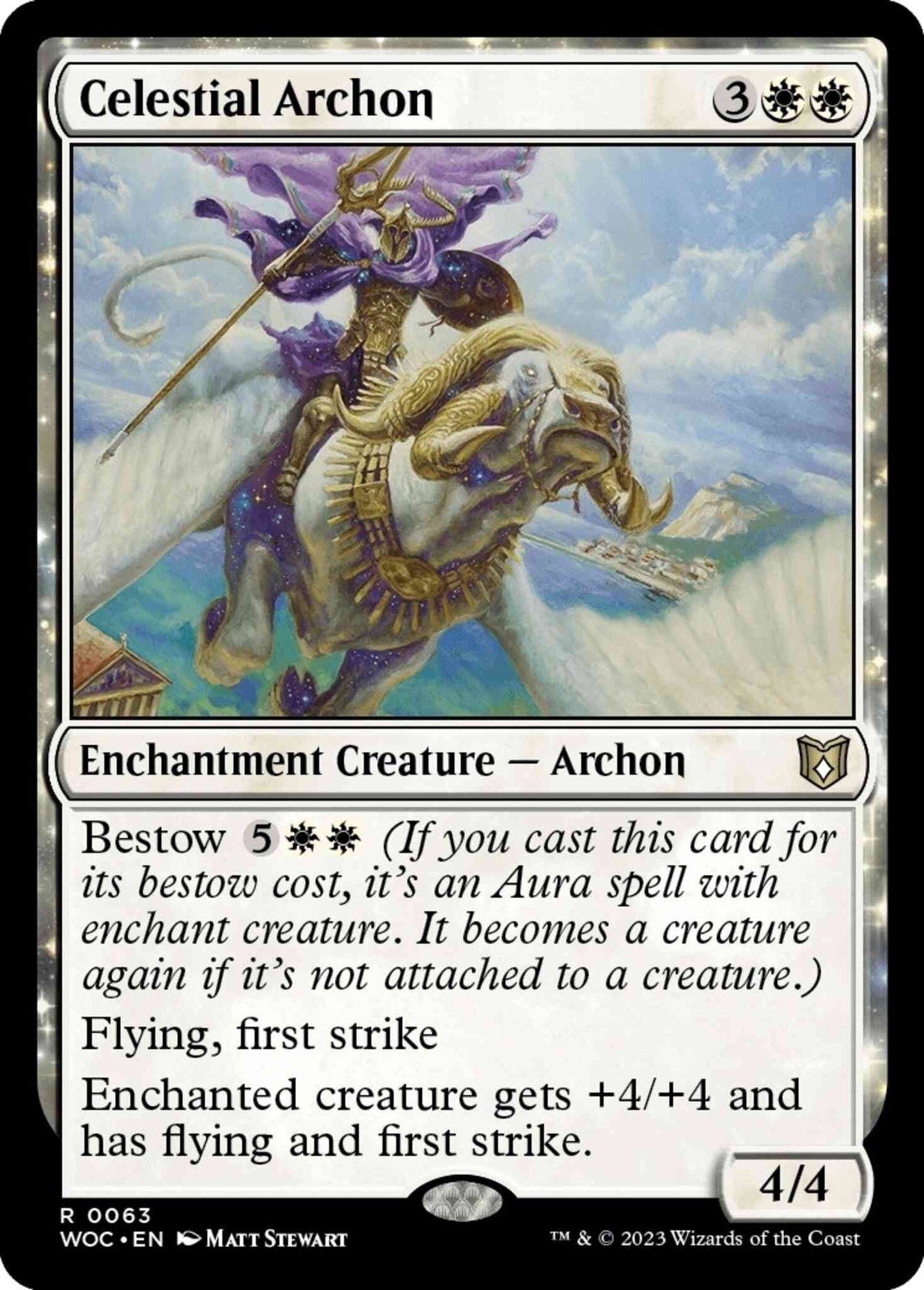 Celestial Archon [63] [Wilds of Eldraine: Commander] [Non-Foil]