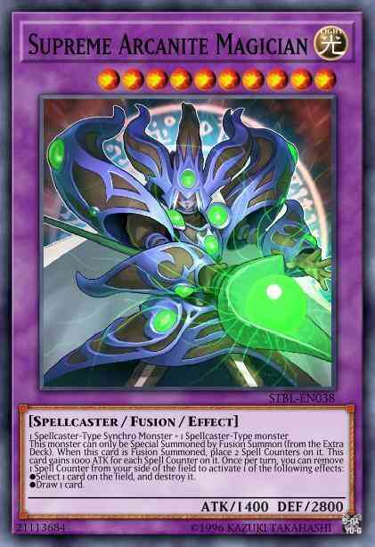 Supreme Arcanite Magician - STBL-EN038 - Ultra Rare - 1st Edition