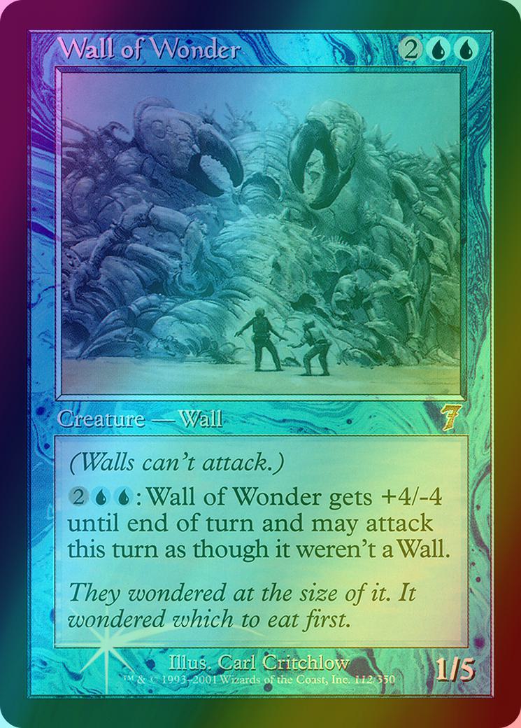 Wall of Wonder [112x] [Seventh Edition] [Foil]