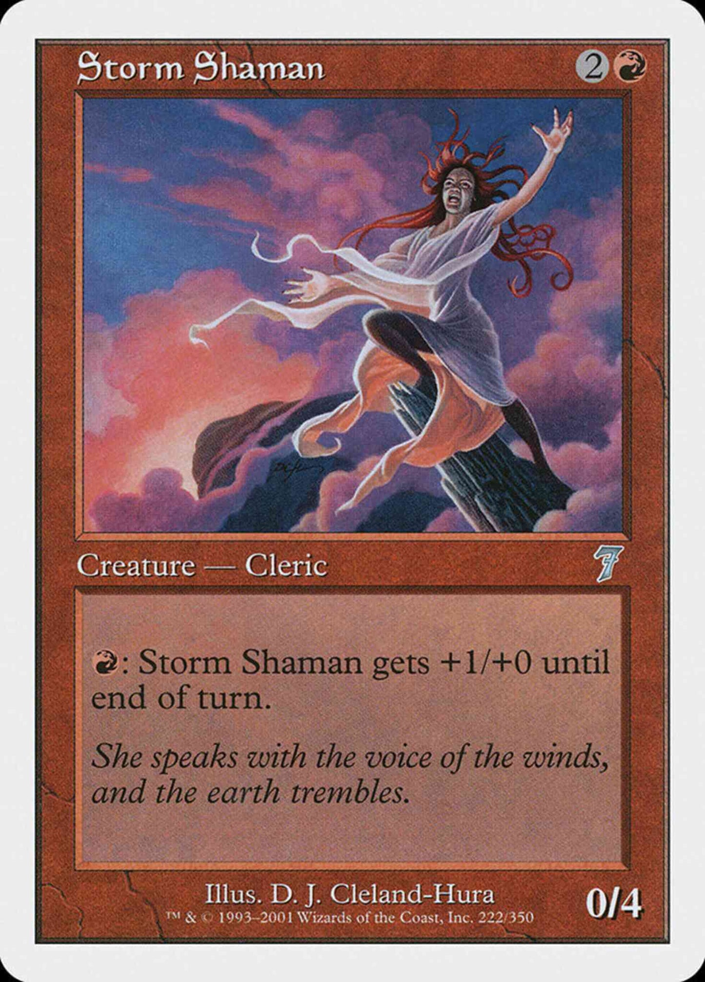 Storm Shaman [222] [Seventh Edition] [Non-Foil]