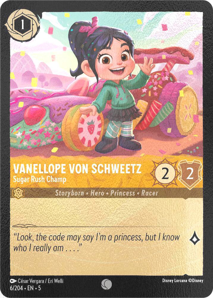Vanellope von Schweetz - Sugar Rush Champ - 6/204 [Shimmering Skies] [Cold Foil]
