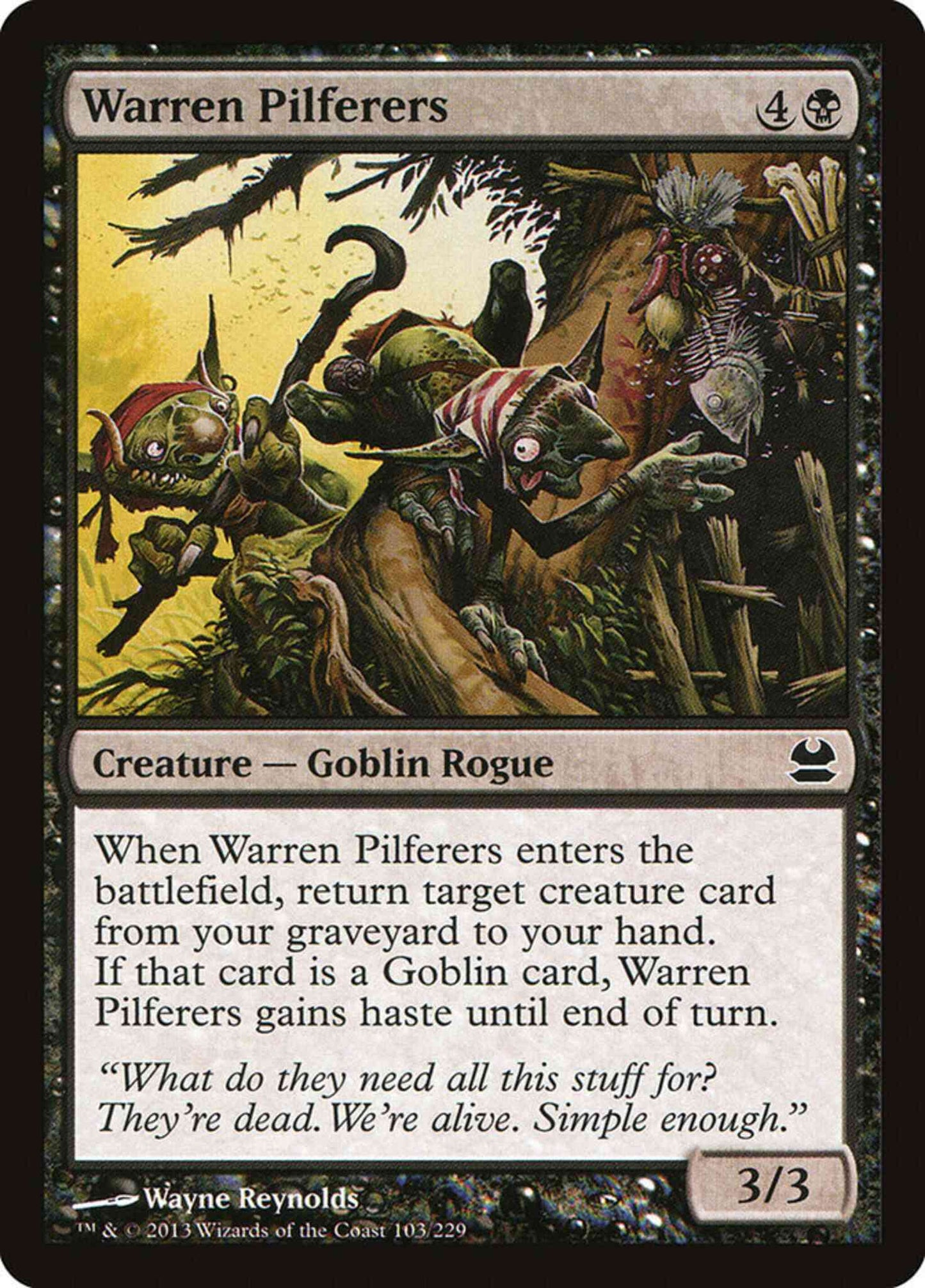 Warren Pilferers [103] [Modern Masters] [Non-Foil]