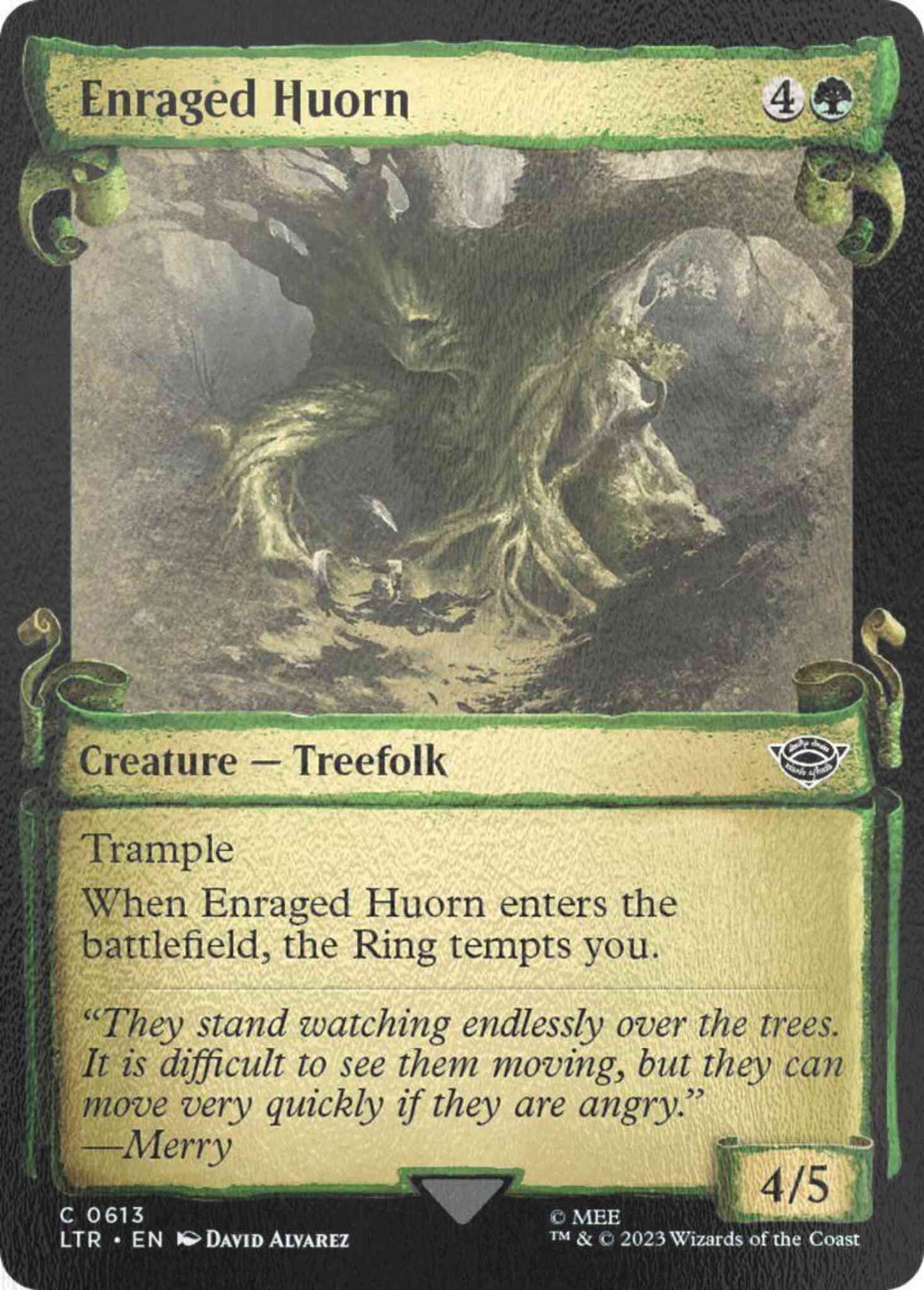 Enraged Huorn [613] [Scrolls Showcase] [The Lord of the Rings: Tales of Middle-earth] [Silver Foil]