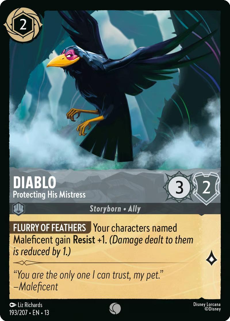 Diablo - Protecting His Mistress - 193/204 [Attack of the Vine!] [Non-Foil]