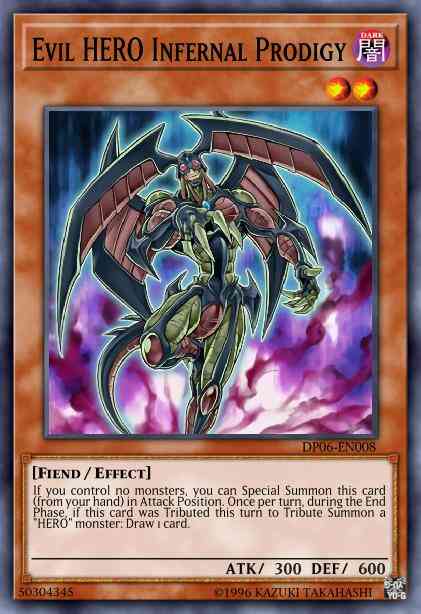 Evil HERO Infernal Prodigy - DP06-EN008 - Super Rare - Unlimited