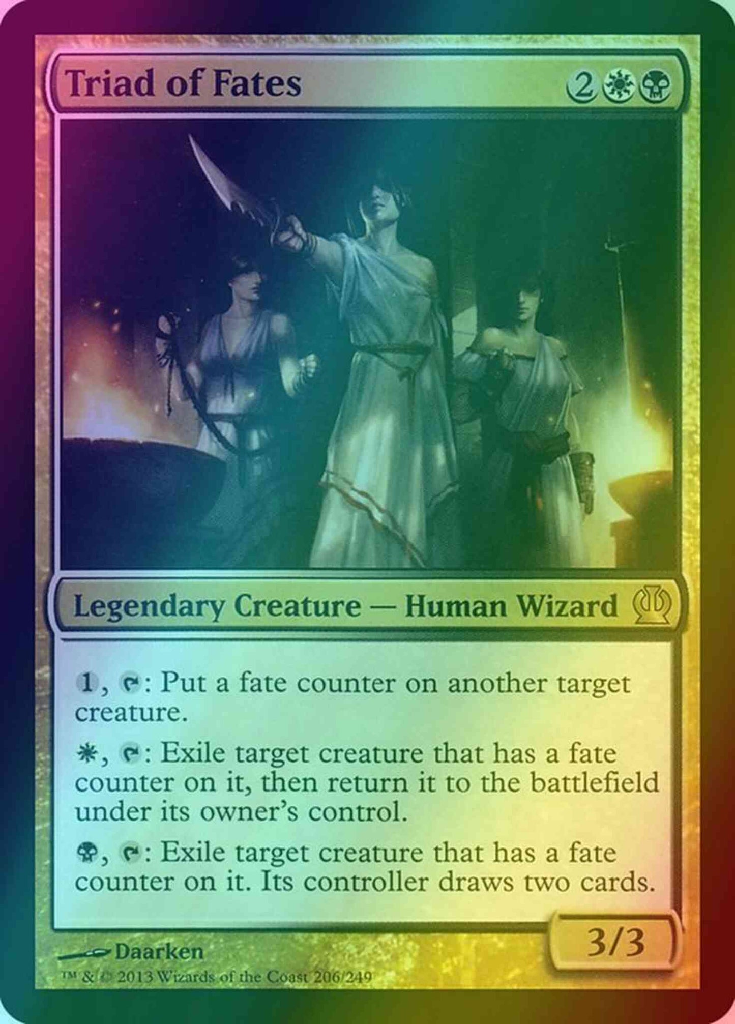 Triad of Fates [206] [Theros] [Foil]
