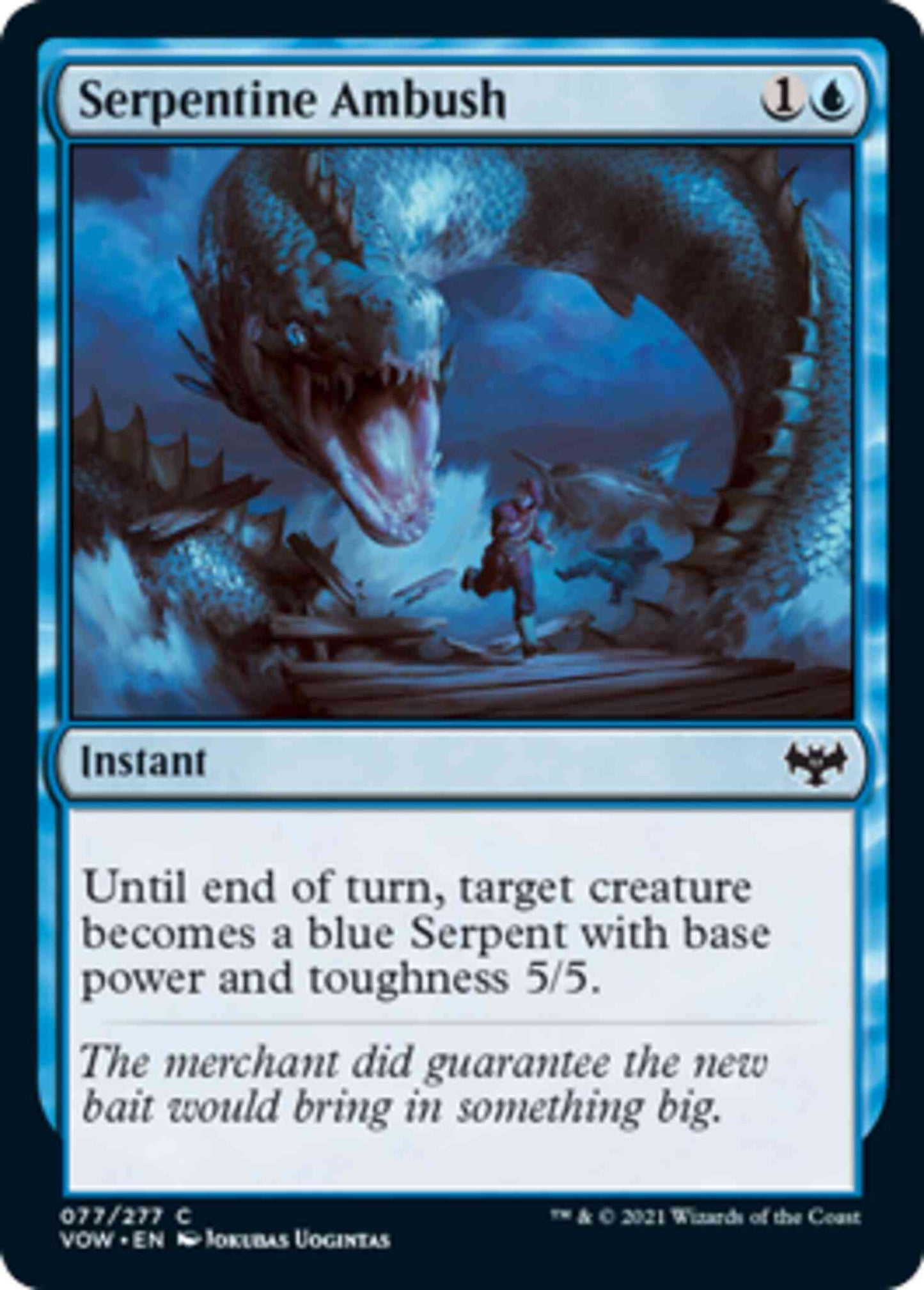 Serpentine Ambush [77] [Innistrad: Crimson Vow] [Non-Foil]