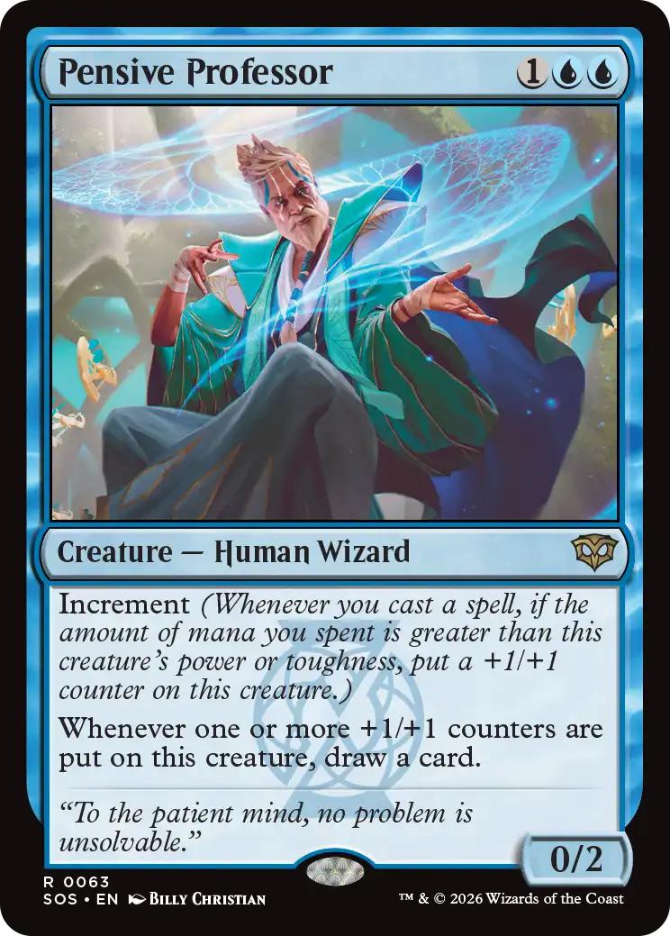 Pensive Professor [63] [Secrets of Strixhaven] [Non-Foil]