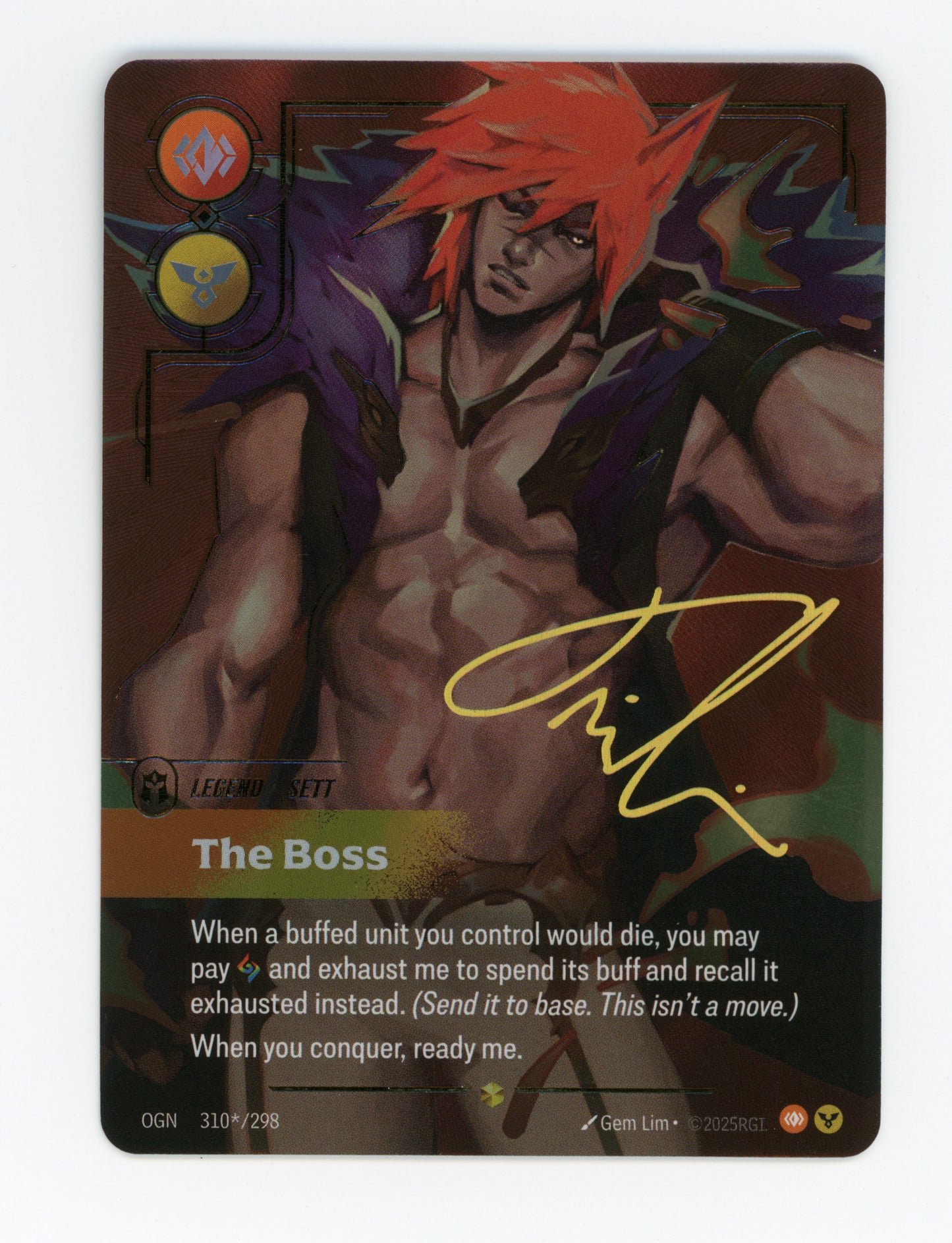 The Boss (Sett) — Signature|Foil — ID 17185