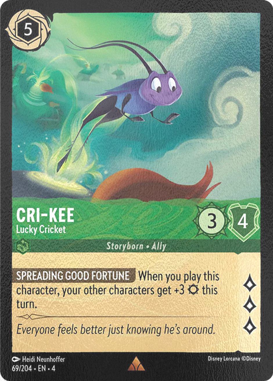 Cri-Kee - Lucky Cricket - 69/204 [Ursula's Return] [Cold Foil]