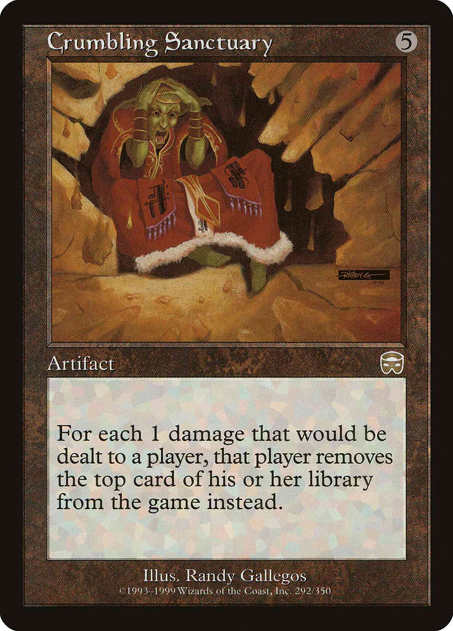 Crumbling Sanctuary [292] [Mercadian Masques] [Non-Foil]
