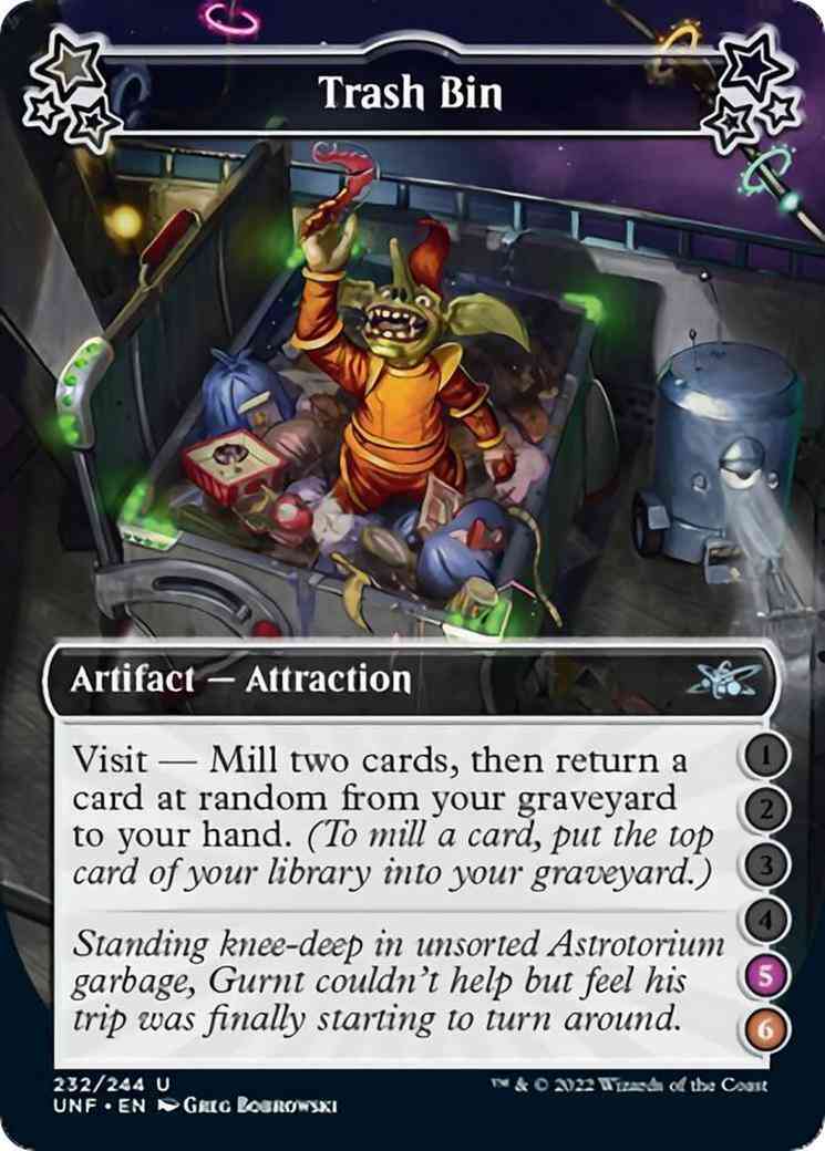 Trash Bin (5/6) [232d] [Borderless] [Unfinity] [Non-Foil]