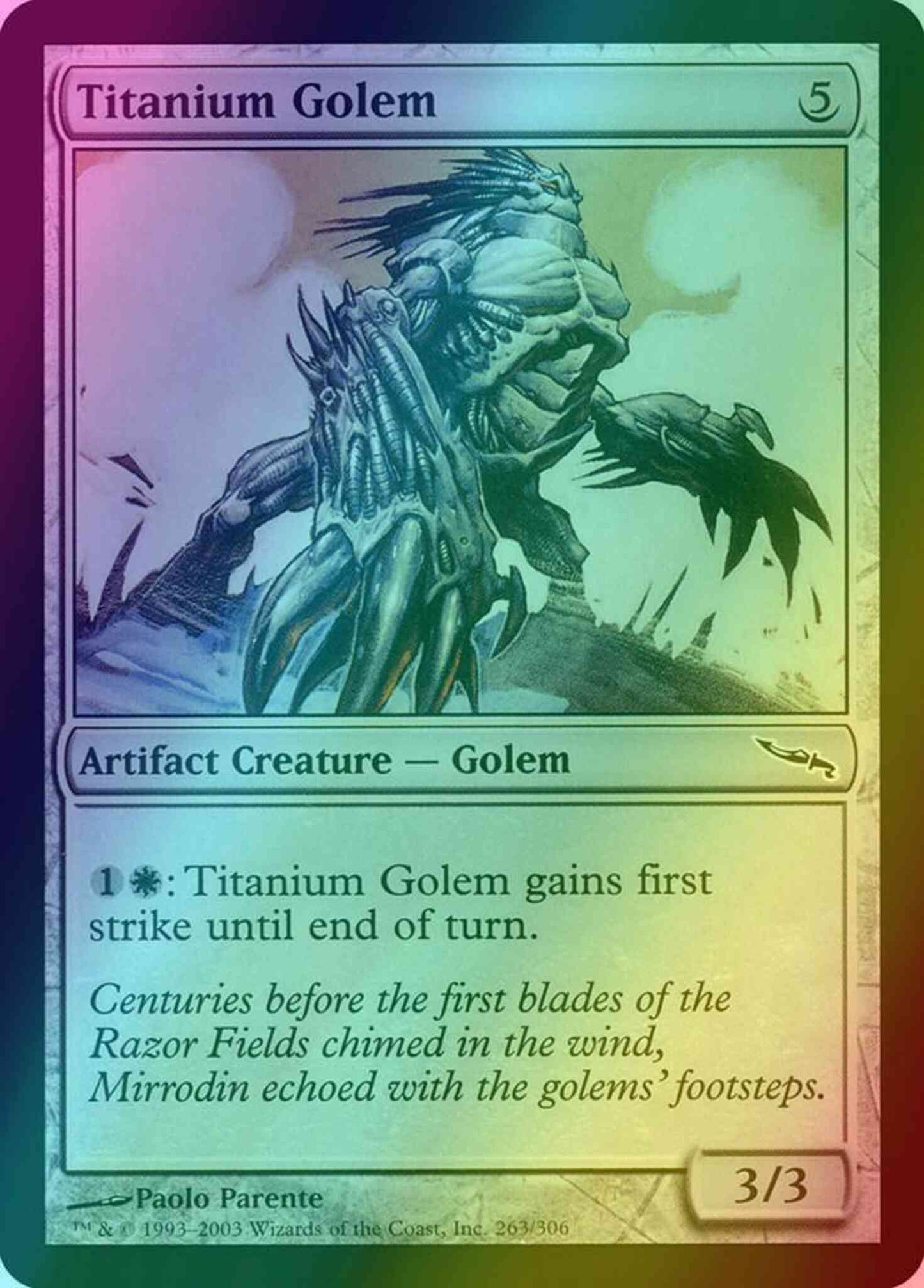 Titanium Golem [263] [Mirrodin] [Foil]