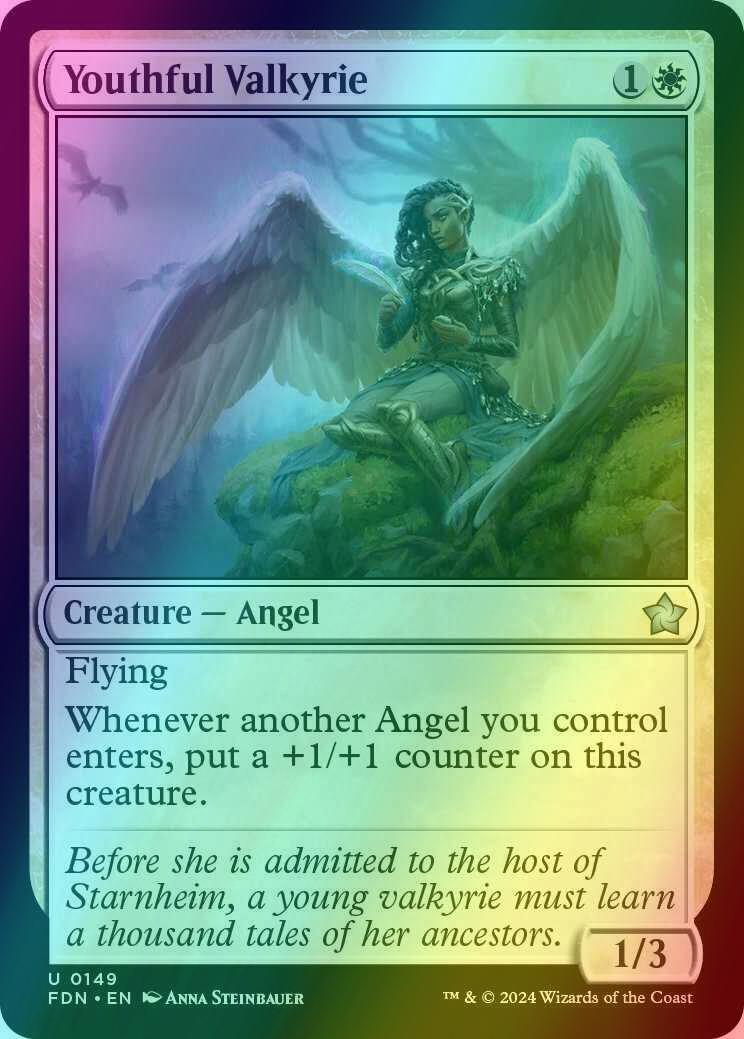 Youthful Valkyrie [149] [Foundations] [Foil]