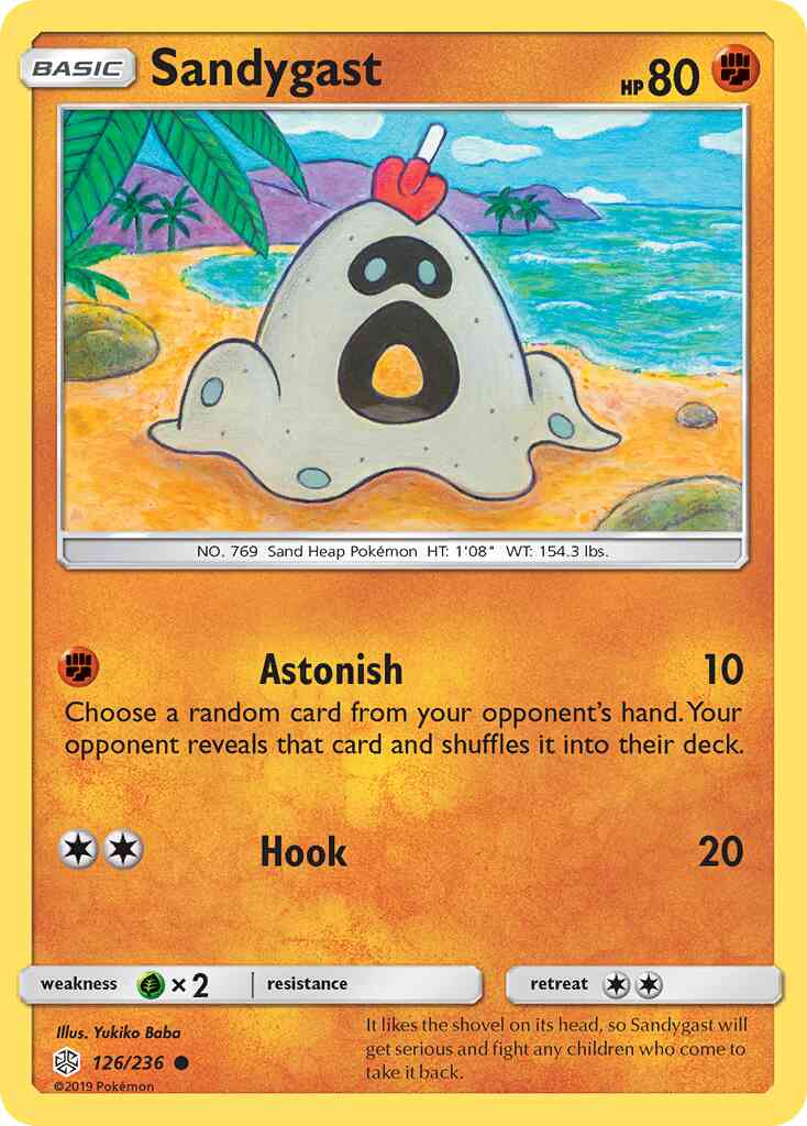 Sandygast - 126/236 - Common [sm12-126] [Non-Holo]