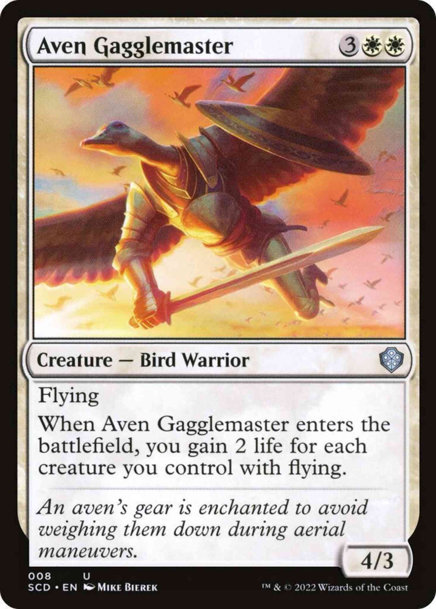 Aven Gagglemaster [8] [Starter Commander Decks] [Non-Foil]