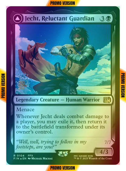 Jecht, Reluctant Guardian // Braska's Final Aeon [104s] [Prerelease] [FINAL FANTASY: Promos] [Foil]