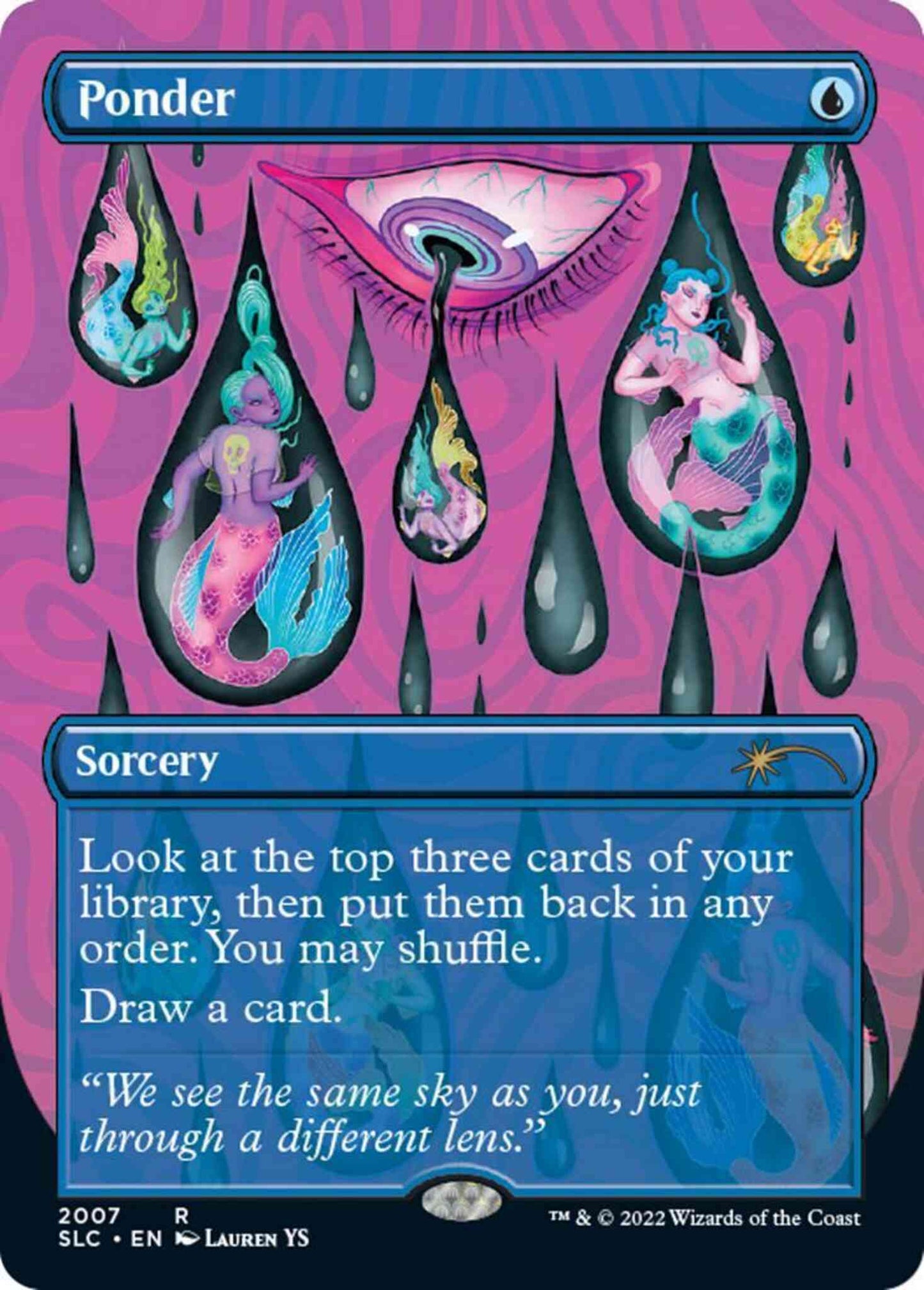 Ponder [2007] [Borderless] [30th Anniversary] [Secret Lair Countdown] [Non-Foil]