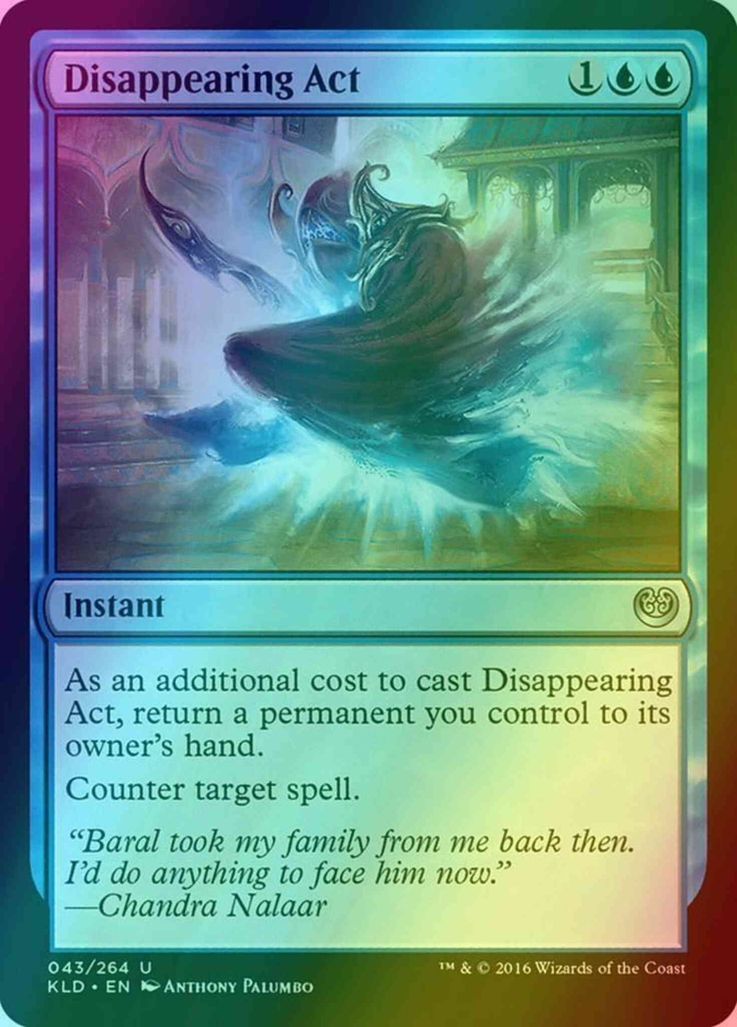 Disappearing Act [43] [Kaladesh] [Foil]