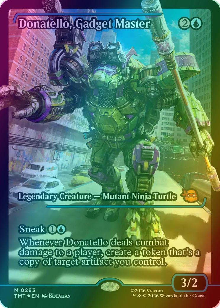 Donatello, Gadget Master [283] [Japan Showcase] [Teenage Mutant Ninja Turtles] [Foil]