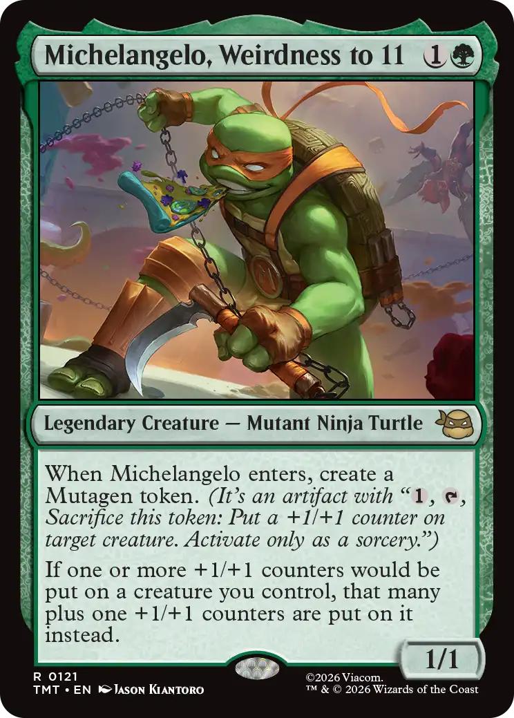 Michelangelo, Weirdness to 11 [121] [Teenage Mutant Ninja Turtles] [Non-Foil]