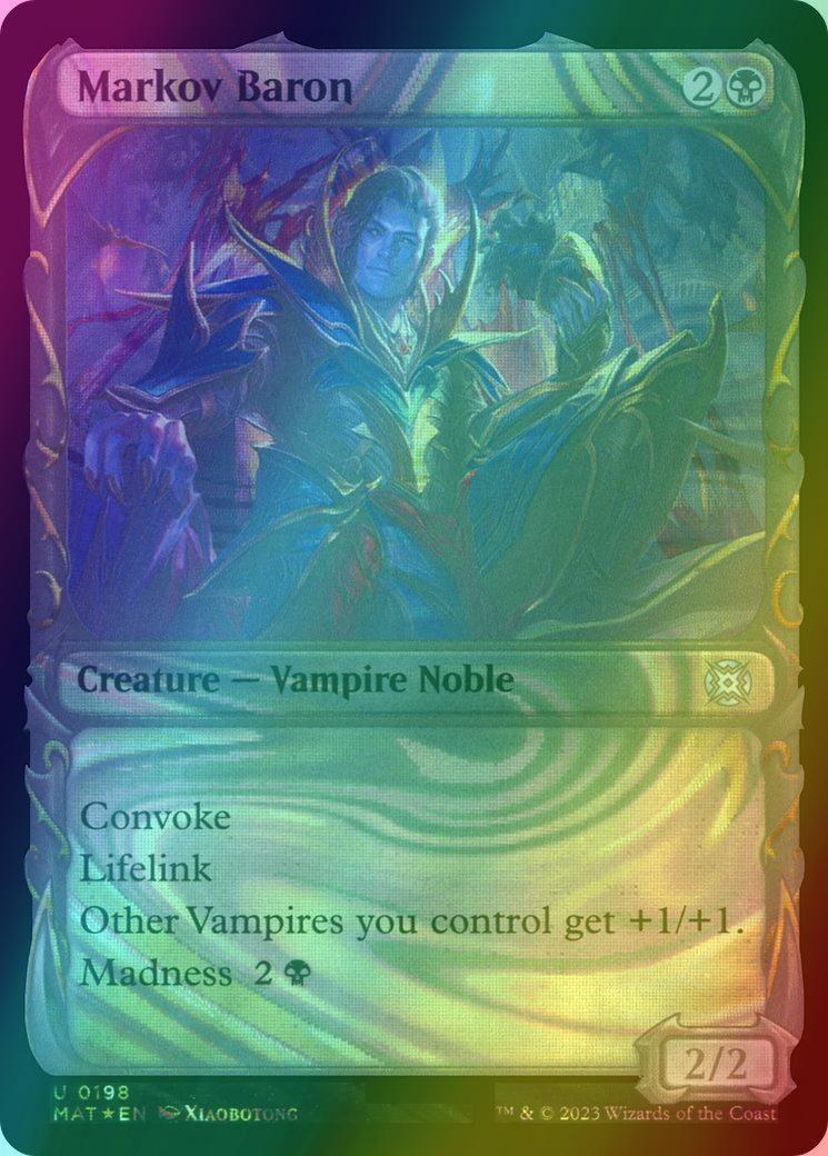 Markov Baron [198] [Planar Showcase] [March of the Machine: The Aftermath] [Halo Foil]
