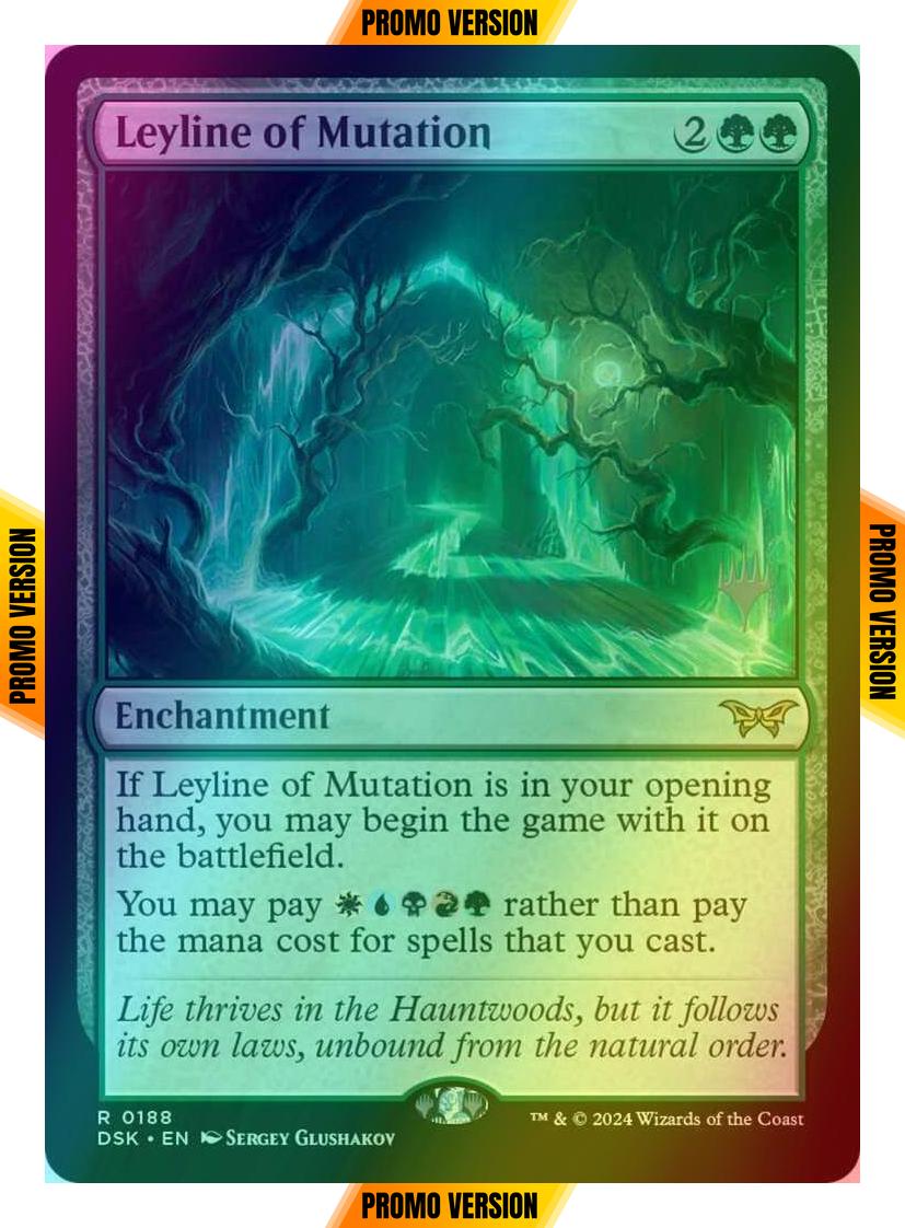 Leyline of Mutation [188p] [Promo Pack] [Duskmourn: House of Horror: Promos] [Foil]