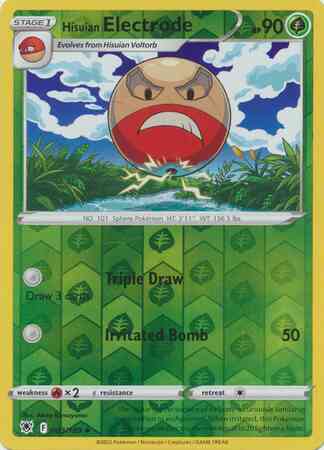 Hisuian Electrode - 003/189 - Uncommon [swsh10-003] [Reverse Holo]