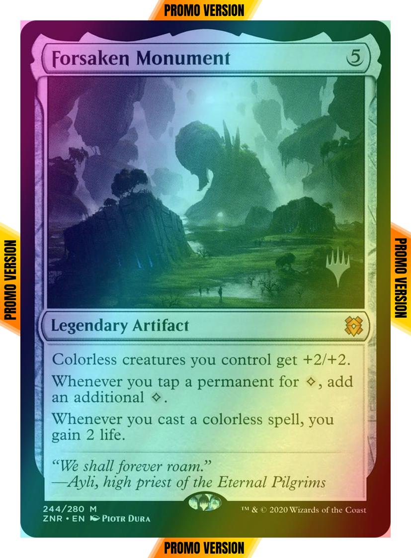 Forsaken Monument [Promo Pack] [244p] [Zendikar Rising Promos] [Foil]