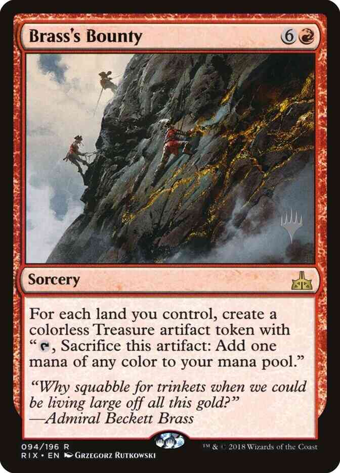 Brass's Bounty [Promo Pack] [94p] [Rivals of Ixalan Promos] [Non-Foil]