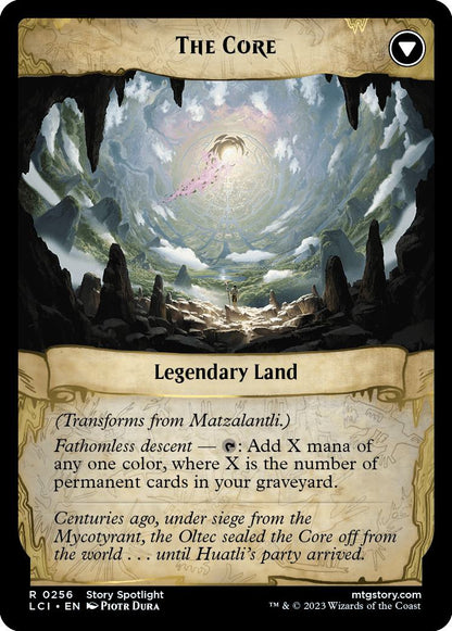 Matzalantli, the Great Door // The Core [256] [The Lost Caverns of Ixalan] [Non-Foil]