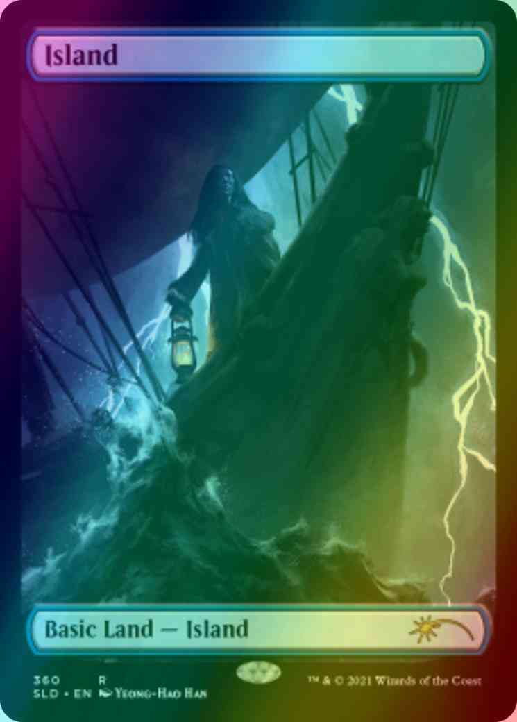 Island [0360] [Full Art] [Dracula] [Secret Lair Drop] [Foil]