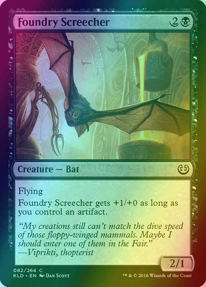 Foundry Screecher [82] [Kaladesh] [Foil]