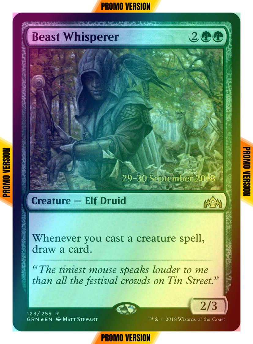 Beast Whisperer [123s] [Guilds of Ravnica Promos] [Foil]