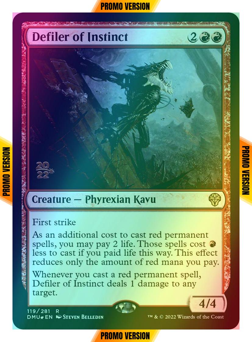 Defiler of Instinct [119s] [Prerelease] [Dominaria United: Promos] [Foil]