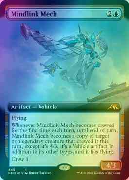 Mindlink Mech [448] [Extended Art] [Kamigawa: Neon Dynasty] [Foil]