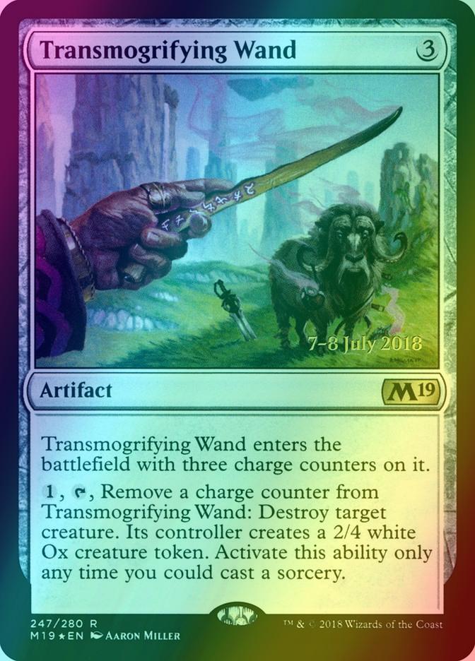 Transmogrifying Wand [247s] [Core Set 2019 Promos] [Foil]